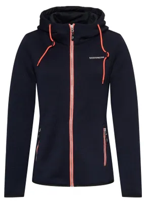 Produktbild von Damen Fleece-Weste in Marineblau-Melange – Größe L