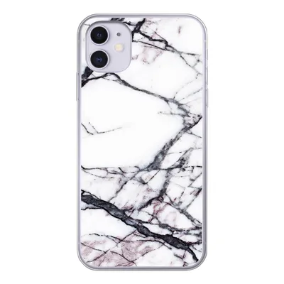 Produktbild von MuchoWow® Handyhülle Schutzhülle Hülle für iPhone 11 Marmor - Weiß - Stein Silikon Softcase Handy Hülle - Handytasche