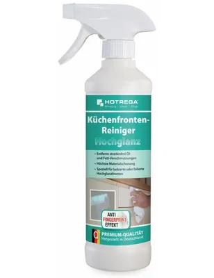 Produktbild von HOTREGA Küchenfronten-Reiniger-Hochglanz, 500 ml