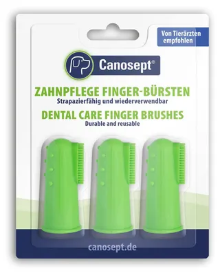 Immagine prodotto di ardapcare Canosept Spazzolini da dito per cani - 3 (non utilizzati)