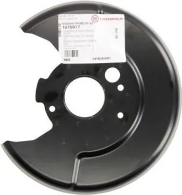 Produktbild von BLIC Spritzblech Bremsscheibe für NISSAN PRIMERA (P12) Hinten Links 6508-03-1670877K Ankerblech