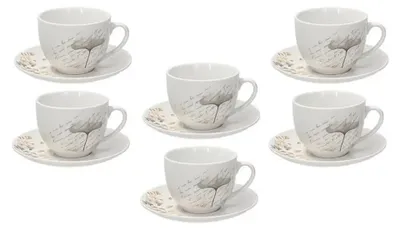 Obrázek produktu pro Tognana Porcellane MC085015787, Sada, 0,08 l, Béžová, Porcelán, Pohár, Káva