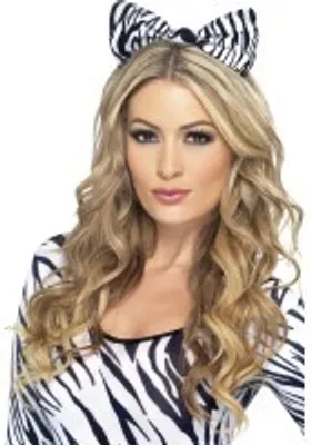 Produktbild von Zebra Bow auf Stirnband