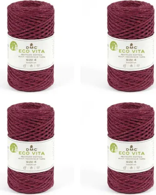 Zdjęcie produktu dla 4x DMC Eco Vita Metallic - przędza w 100% z recyklingu (Color 115)