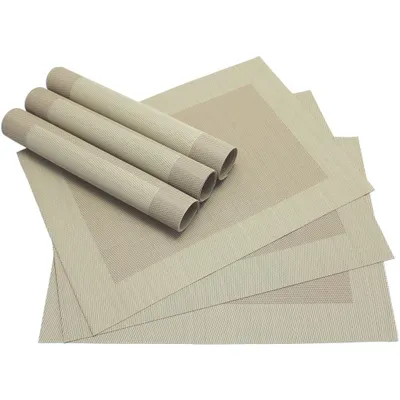 Produktbild von Tischset BORDA 6er Beige Tischunterlage als Tischdeko