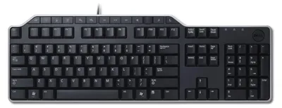 Produktbild von DELL KB522, Volle Größe (100%), Kabelgebunden, USB, Membran Key Switch, QWERTY, Schwarz