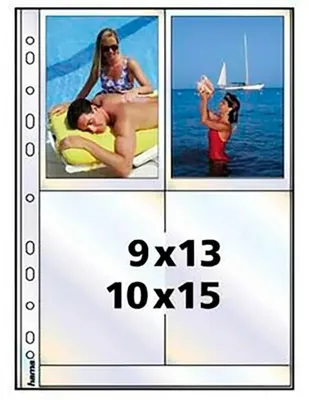 Immagine prodotto di Buste fotografiche Hama A4, bianche, 10 x 15 cm (00009787)