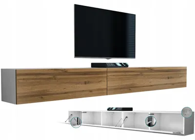 Zdjęcie produktu dla Szafka rtv pod telewizor nowoczesna wisząca 260 270 265cm