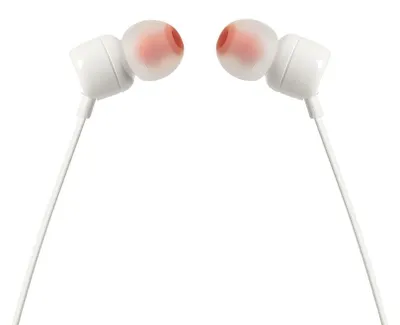 Image de JBL Tune 110 Casque Avec fil Ecouteurs Musique Blanc