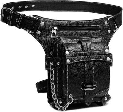 Produktbild von Taktische Urban-Sport-Schultertas in Kunstleder, Wanderrucksack, Campingtas, Fahrradtas, Outdoor-Sport-Rucksack, Schwarz