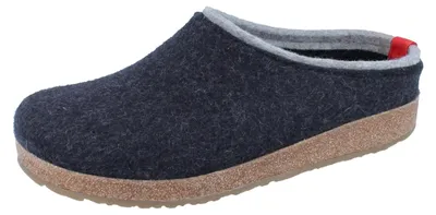 Immagine prodotto di Haflinger pantofola da donna pantofola da uomo zoccolo in feltro di lana Grizzly Kris 711056, misura:39 EU, colore:Grigio