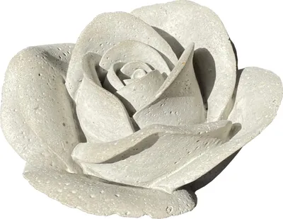 Produktbild von Betonfigur Rose ROSA - handgefertigte Dekoration für Garten und Haus