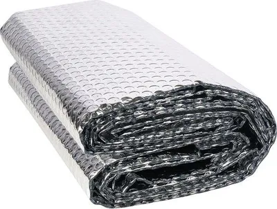 Produktbild von DigiRigi® Reflektierende Isolierfolie 60 cm x 3 m – Aluminium, doppelwandig mit Luftpolster, für Heizkörper, Wände, Böden, Dach & Fenster