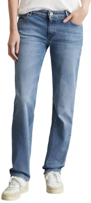 Productafbeelding van Marc O'Polo dames jeans, rechte pasvorm, met stretch, blauw (duurzaam)