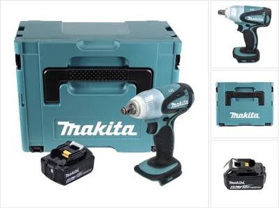 Produktbild von Makita DTW 251 G1J Akku Schlagschrauber 18 V 230 Nm 1/2" + 1x Akku 6,0 Ah + Makpac - ohne Ladegerät