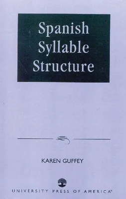 Produktbild von Spanish Syllable Structure
