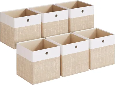 Produktbild von Aufbewahrungsbox 6er Set, 30 x 30 x 30 cm