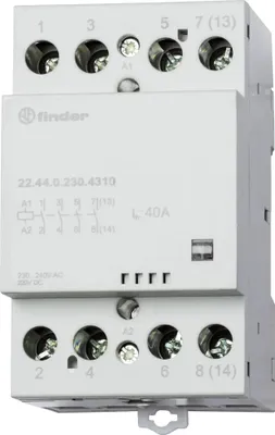 Obrázek produktu pro Finder instalační stykač 4 spínací kontakty 40 A, 230 V AC, 22.44, 1 ks.