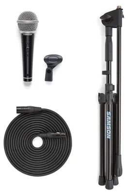 Produktbild von Samson VP10X, Studio microphone, 80 - 12000 Hz, Verkabelt, 6.35 mm (1/4"), 82,5 x 279,4 mm, 589,67 g