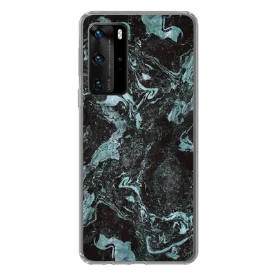 Produktbild von MuchoWow® Handyhülle Schutzhülle Hülle für Huawei P40 Pro Marmor - Naturstein - Luxus Silikon Softcase Handy Hülle - Schutz