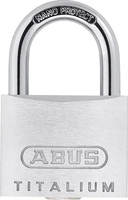 Obrázek produktu pro ABUS Security-Center ABUS 64TI/40 - Herkömmliches Vorhängeschloss - Tastensperre - Unterschiedliche Schließung - Silber - Aluminium - Gehärteter Stahl