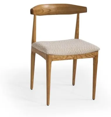 Immagine prodotto di Elegante sedia in legno marrone dal design moderno
