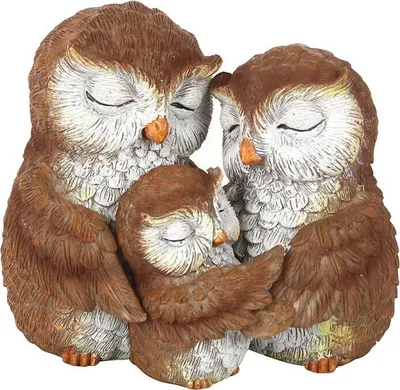 Produktbild von Something Different - Ornament "Owl-ways Be Together", Eule SD4007 (Einheitsgröße) (Braun/Weiß)