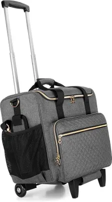 Produktbild von Famanu Rollende Lehrertasche mit Laptopfach - 39cm x 23,5cm x 36cm
