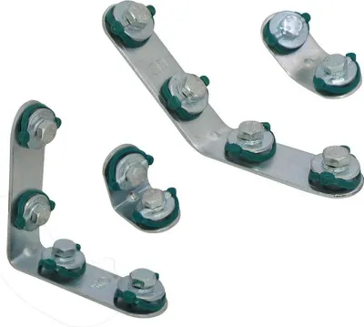 Produktbild von Walraven RapidRail Verbinder 6584001 90°, lang x lang, 2 Schenkel vormontiert, Stahl, elektrolytisch verzinkt