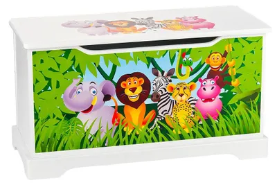 Produktbild von Bayagu Spielzeugkiste mit Deckel 59x26x32cm für Bücher Spielzeug