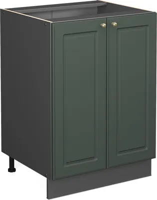 Produktbild von Küchenunterschrank Vicco Fame-Line Grün-Gold Landhaus 60 cm ohne Arbeitsplatte, Model 37987