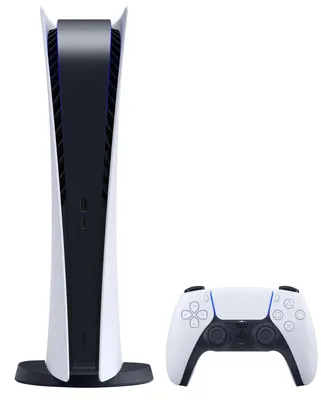 Produktbild von Sony PlayStation 5 Digital Edition, PlayStation 5, Schwarz, Weiß, 16000 MB, GDDR6, AMD, AMD Ryzen Zen 2
