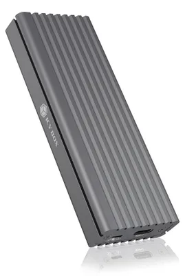 Produktbild von ICY BOX IB-1817M-C31, Type-C® USB 3.2 Gen 2 zu PCIe NVMe M.2 2230/2242/2260/2280 SSD Gehäuse mit Schreibschutz