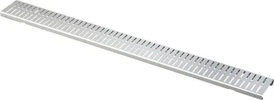 Produktbild von Alcadrain Rost für Entwässerungsrinne für Fassaden-und Terrassenentwässerung MW 4/38 Edelstahl 998 mm x 100 mm x 20 mm