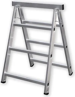 Produktbild von Iller Aluminium Arbeitsbock, klappbar 0,80x0,70m 2 Sprossen