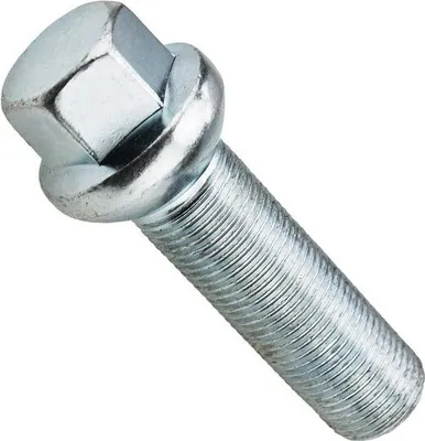 Obrázek produktu pro Šroub kola M15x1,25, délka závitu: 45 mm, kulový nákružek, SW17