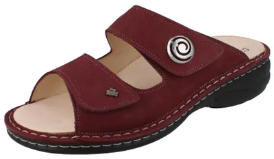 Produktbild von FINN COMFORT Colina Damen Pantolette weinrot Nubukleder - Größe: 38