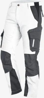 Produktbild von Arbeitshose FLORIAN Gr.54 weiß/anthrazit FHB