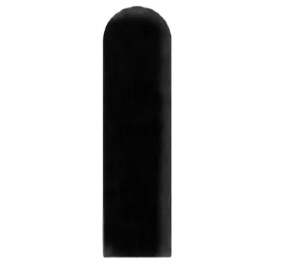 Produktbild von Wandpaneele 3D 60x20 cm gepolstert Hürde – mit weicher Füllung, Farbe Schwarz