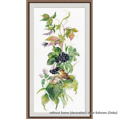 Produktbild von Oven Kreuzstichset "Nest", Zählmuster, 18x44cm