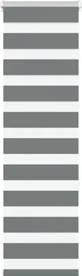 Zdjęcie produktu dla Maison Exclusive – roleta podwójna ciemnoszara 50 x 150 cm szerokość materiału 45,9 cm poliester