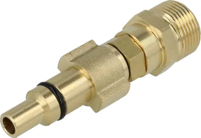 Produktbild von vhbw Adapter Bajonett auf M22 Gewinde kompatibel mit Lavor Wave 130 Steam Hochdruckreiniger - Schnellkupplung
