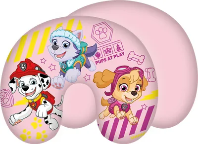 Produktbild von Paw Patrol Nackenkissen Reisekissen Nackenhörnchen 28cm x 33cm