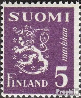 Produktbild von Briefmarken Finnland 1945 Mi 304 postfrisch Freimarken Wappenlöwe