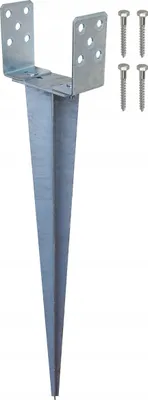 Produktbild von Regulierte Säulenbasis 120 Cm 0- FEINZ Hochwertige Stabilität Einfache Montage Verzinkt