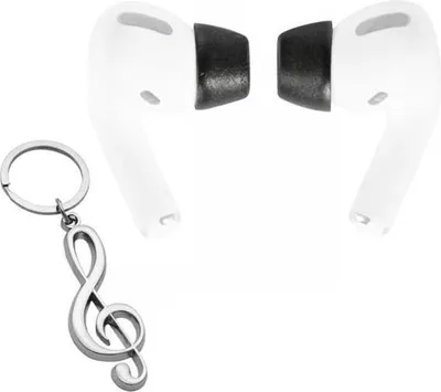 Obrázok produktu pre Koncovky do uší Comply 2.0 pre AirPods Pro 1 a 2 veľkosti M s príveskom na kľúče