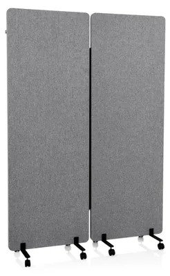 Produktbild von hjh OFFICE Trennwand FLEXMIUT Sichtschutz Raumteiler Indoor 177.0 x 60.0 x 35.0 cm