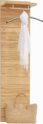 Produktbild von Garderobenpaneel Kernbuche Nachbildung Flurgarderobe Mantelhaken #513