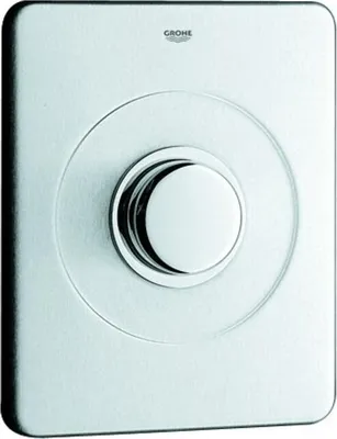 Produktbild von Grohe Abdeckplatte mit Druckknopfbetätigung verchromt edelstahl - 43193000