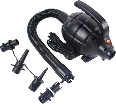 Image de Pompe à air haute pression - Électrique 220 V 600 W - 1000 L/min - Portable - 4 buses - Pour bateaux pneumatiques
